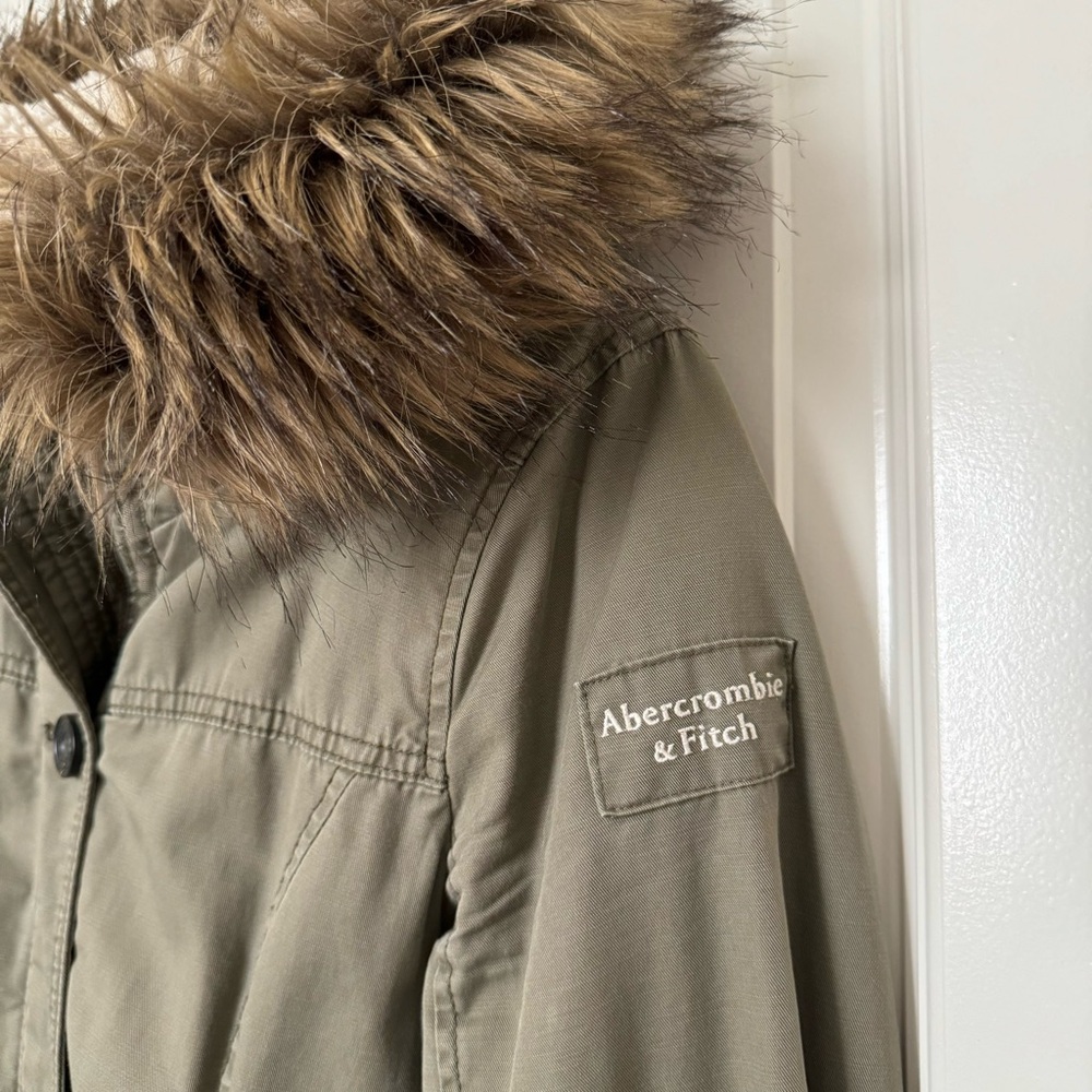 Abercrombie & Fitch Sherpa Lined Utility Jacket C… - image 3